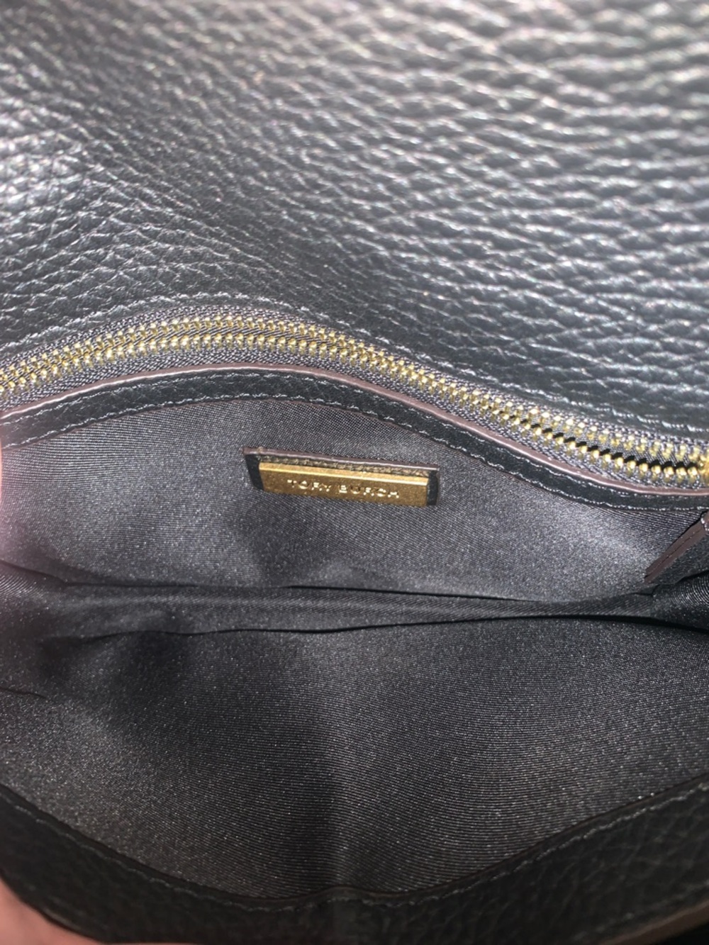 GUC Tory Burch Britten Combo Crossbody bag L 9” x H 6.5” x D 4.5” - Picture 8 of 9